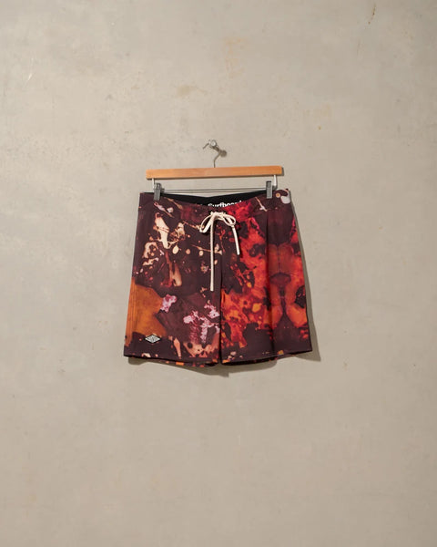 MCTAVISH Resin Stretch Boardshort - Red Multi