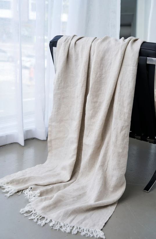 BRAINTREE Hemp Throw - Bone – Hemp Culture