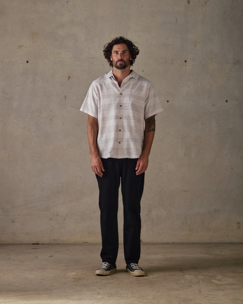 MCTAVISH Hemp Shirt - White Multi