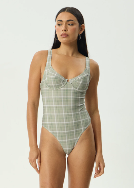 AFENDS Scout One Piece - Olive Check