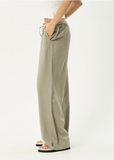AFENDS Lennie Wide Leg Pant - Olive