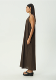 AFENDS Lilo Maxi Dress - Coffee