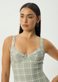 AFENDS Scout One Piece - Olive Check