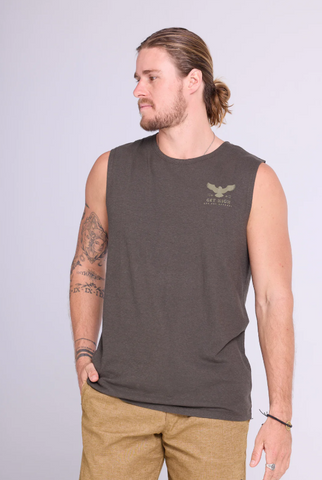 RED SKY Cypress Hemp Tank - Moss Green