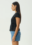 AFENDS Loula Wrap Top