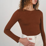 HEMP CLOTHING AUSTRALIA Stretch Long Sleeve Top