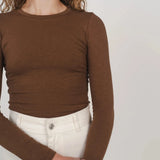 HEMP CLOTHING AUSTRALIA Stretch Long Sleeve Top
