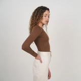 HEMP CLOTHING AUSTRALIA Stretch Long Sleeve Top
