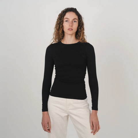 HEMP CLOTHING AUSTRALIA Stretch Long Sleeve Top