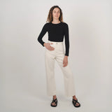 HEMP CLOTHING AUSTRALIA Stretch Long Sleeve Top