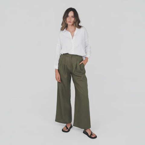 HEMP CLOTHING AUSTRALIA Tailored Pants (100% Hemp)