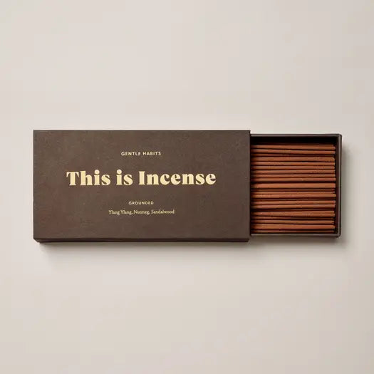 GENTLE HABITS This is Incense Grounded