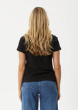 AFENDS Eden Hemp Regular Fit Tee - Black