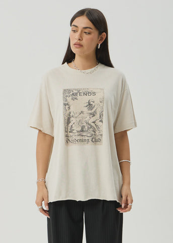 AFENDS Temptation - Oversized Tee - Moonbeam
