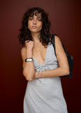 AFENDS Izzy Devon Hemp Maxi Dress - Silver Birch