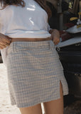 AFENDS Luchi Mini Skirt - Silver Birch
