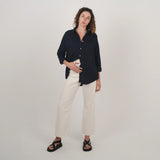 HEMP CLOTHING AUSTRALIA Stirling Shirt - Navy