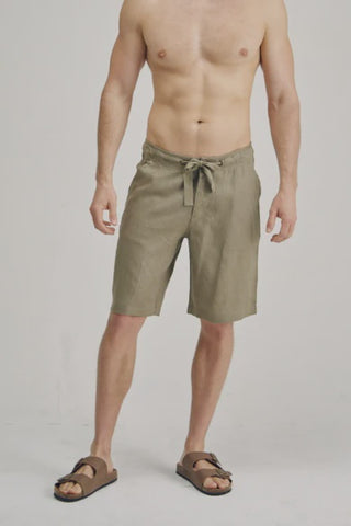 BRAINTREE Mens 100% Hemp Shorts - Khaki