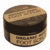 HEMPCO Organic Hemp Charcoal Foot Scrub