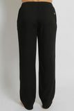 BRAINTREE Elastic Waist Hemp Bamboo Beach Pant - Black