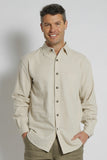 BRAINTREE Premium Hemp Rayon Classic Shirt - Bone