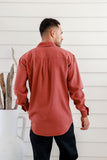 BRAINTREE Hemp Rayon Classic Shirt - Rust