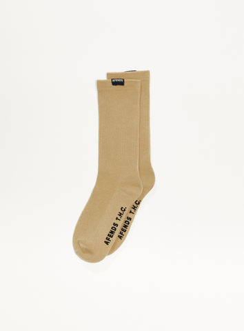 AFENDS Everyday Hemp Socks  - Taupe