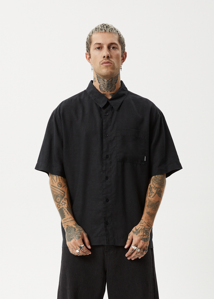 AFENDS Daily Everyday Sleeve Shirt - Black