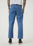 AFENDS Ninety Twos Hemp Denim Relaxed Jeans - Authentic Blue