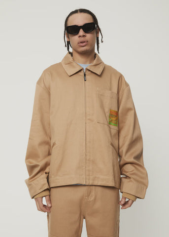 AFENDS Sleepy Hollow Unisext Twill Workwear Jacket