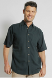 BRAINTREE Mens Hemp Rayon Short Sleeve Shirt